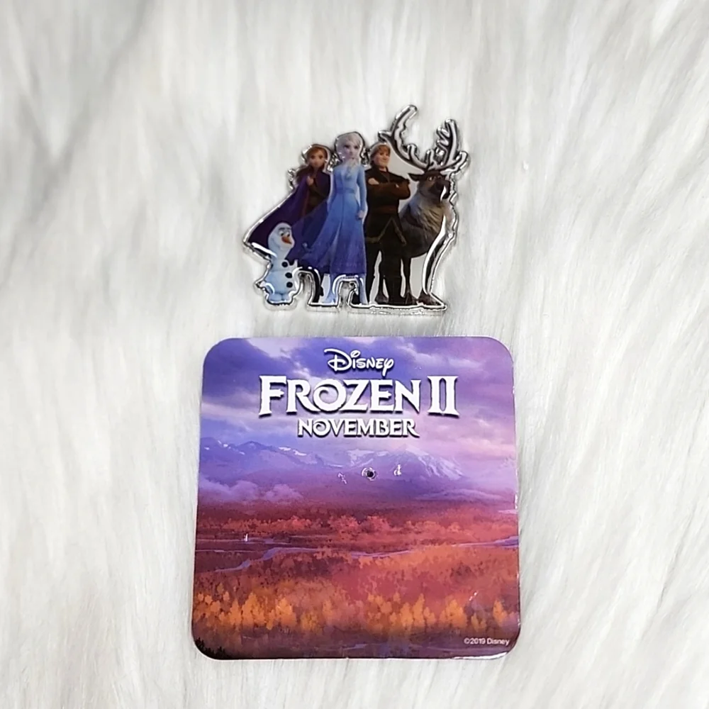 2019 Disney Frozen 2 Pin Movie Fan Event Characters Anna Elsa Kristoff Olaf